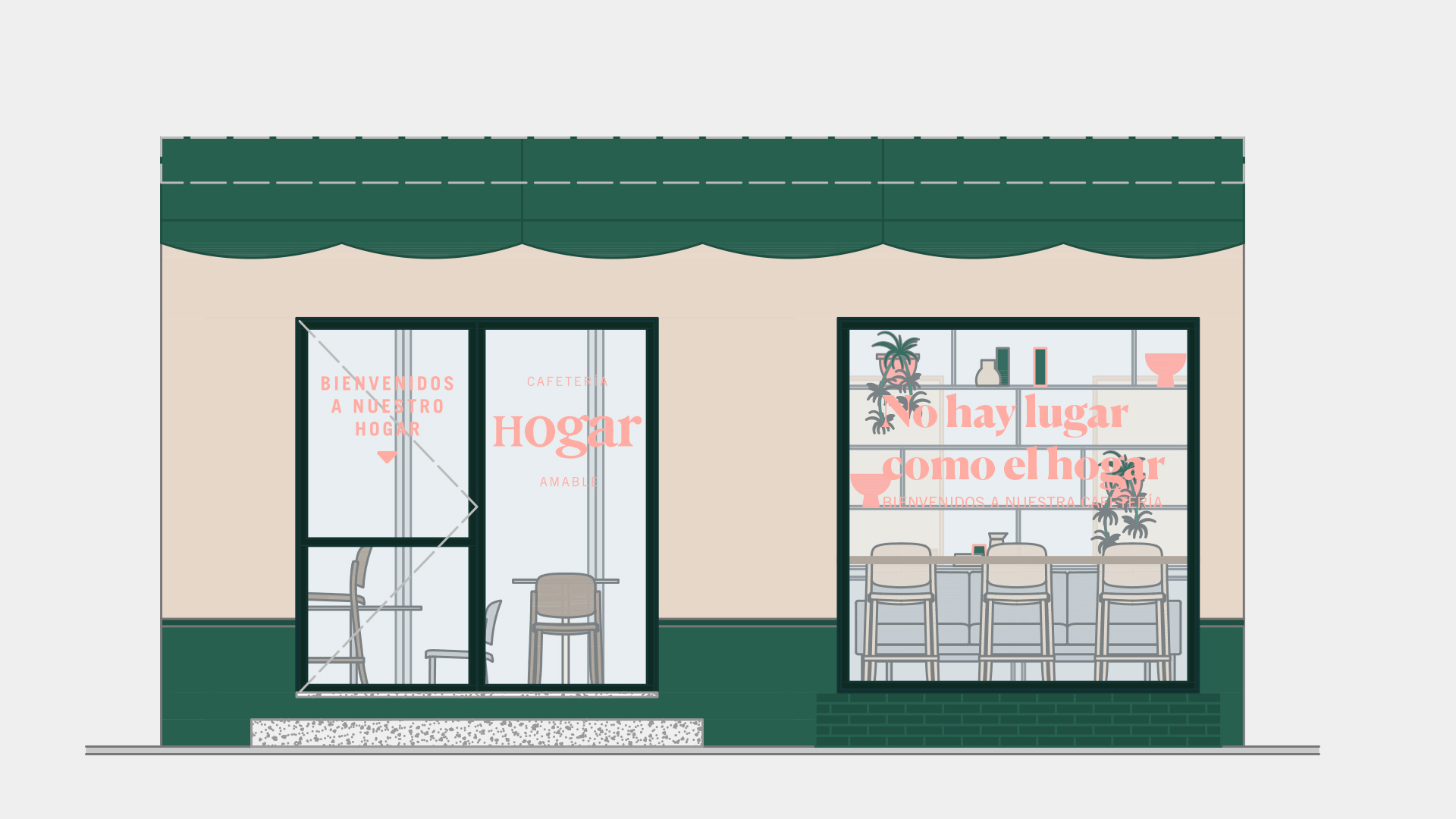 Hogar cafetería Amable